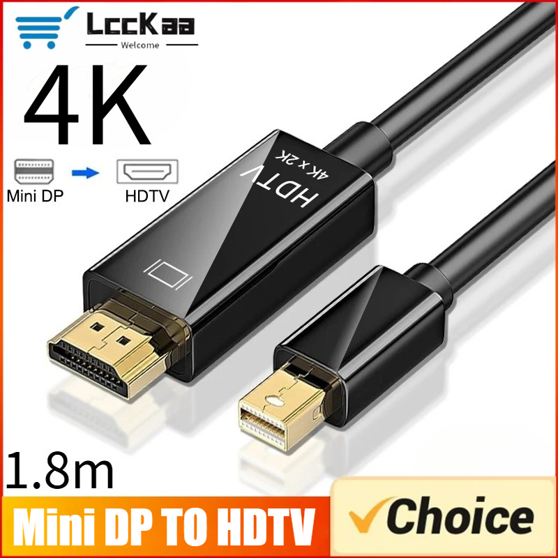 Home Cinema Projector 4K - 4K Mini DisplayPort naar HDMI-compatibele 1,8M