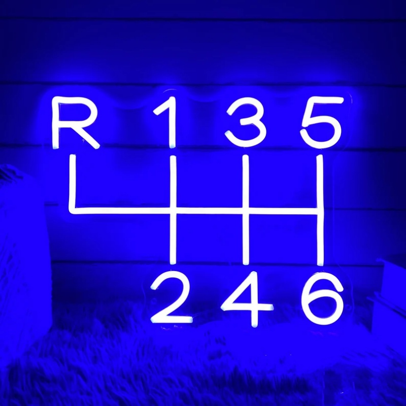 Home Cinema Logo - Auto Versnellingsbak Neon Teken Led Light
