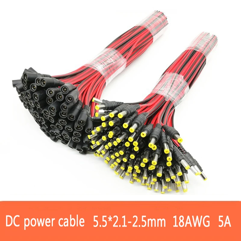 Ambient Light Strip Tv - 18 AWG Man Vrouw Power DC