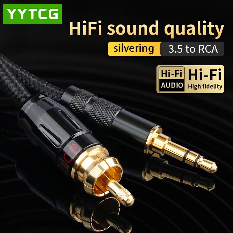 Genius Home Cinema - YYTCG SPDIF Coaxkabel HIFI 3.5mm naar