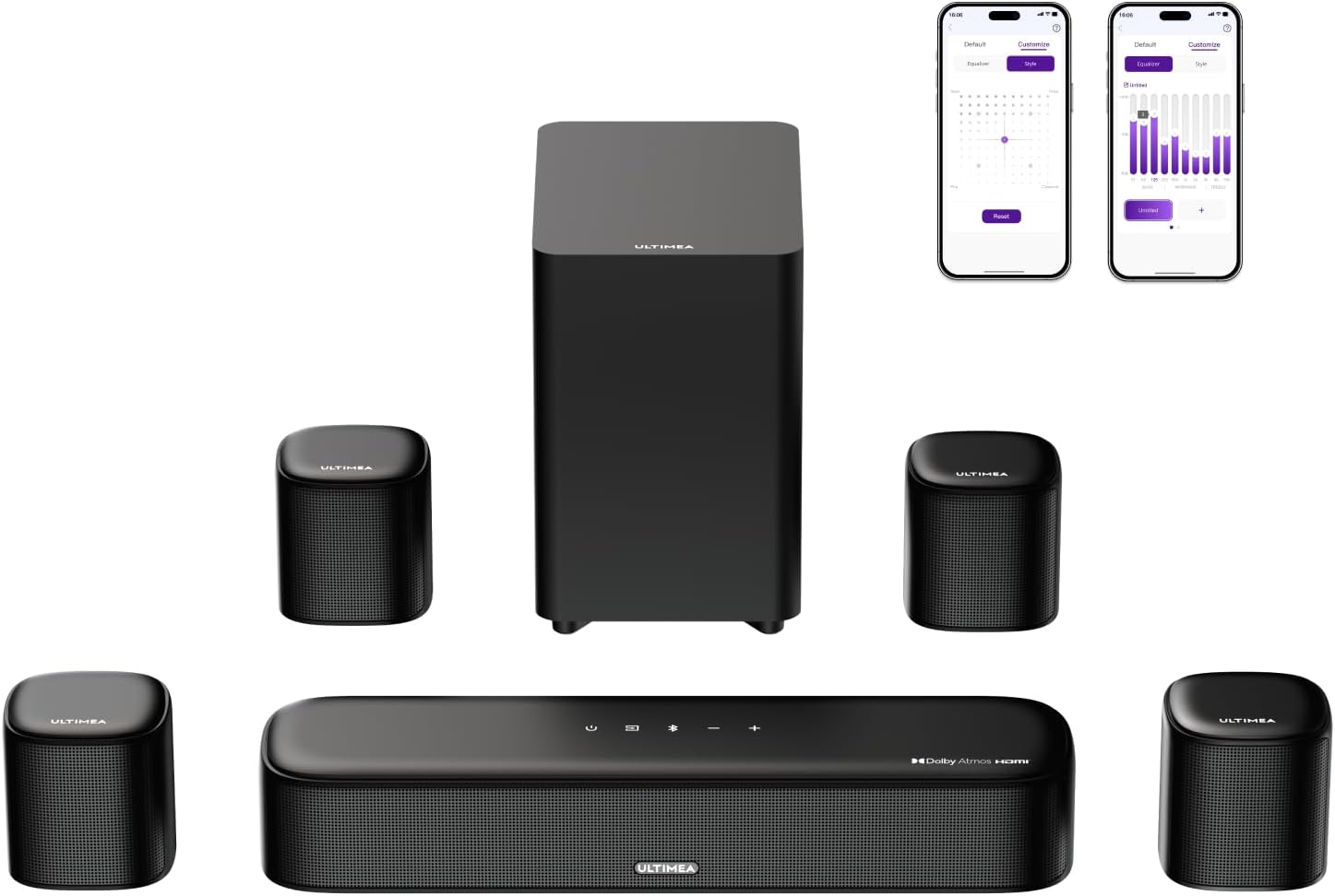 Home Cinema Dolby Atmos 7.1 - 7.1-kanaals Dolby Atmos Surround Sound-systeem voor