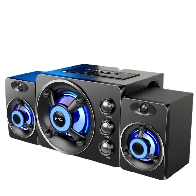 Home Cinema With Wireless Rear Speakers - HIFI 3D-stereoluidsprekers Kleurrijke LED Zwaar licht
