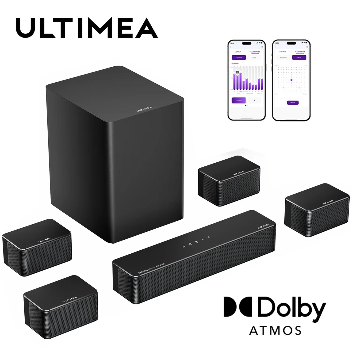 ULTIMEA 500W 7.1ch Dolby Atmos - Home Cinema Dolby Atmos 7.1 recensie en prijs