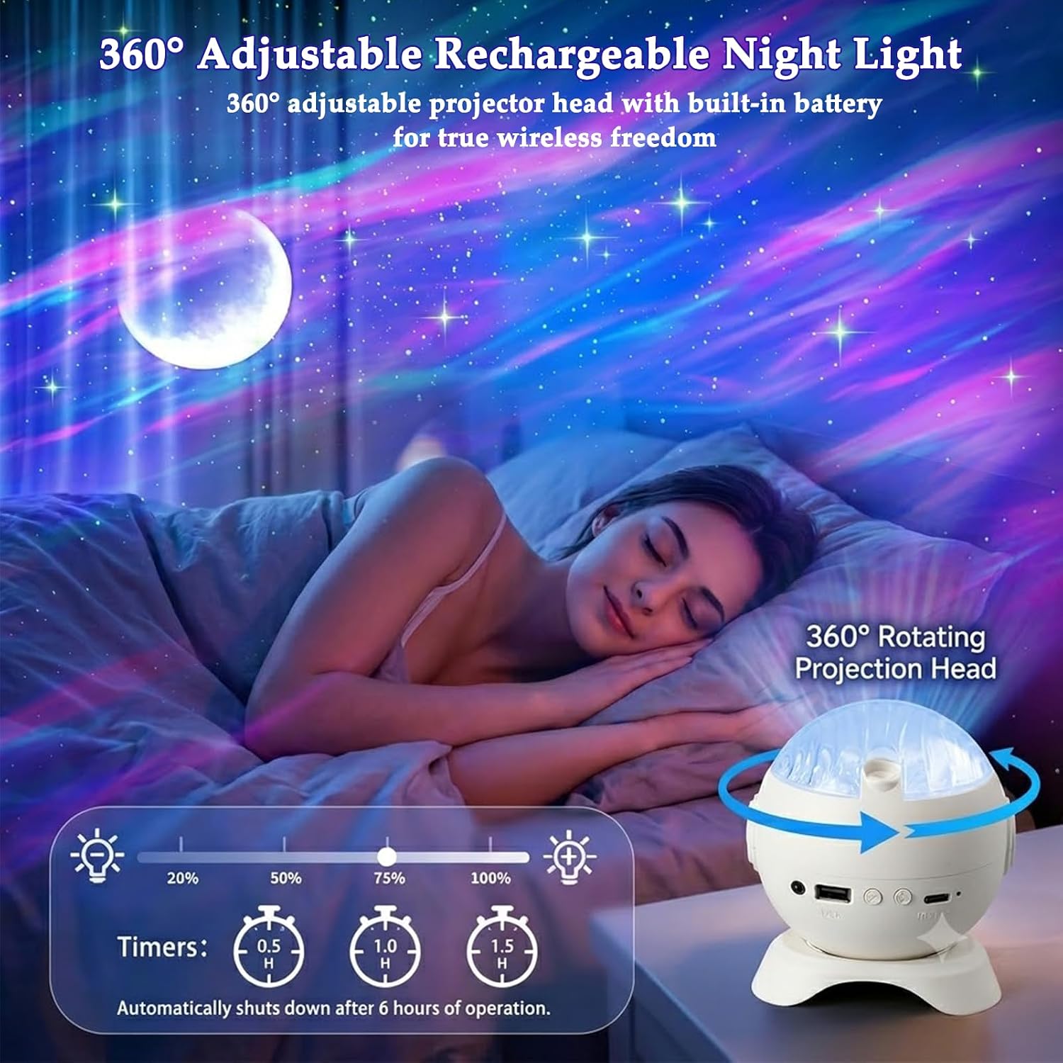 1-4 stuks Aurora Sterrenprojec - Home Cinema Night recensie en prijs