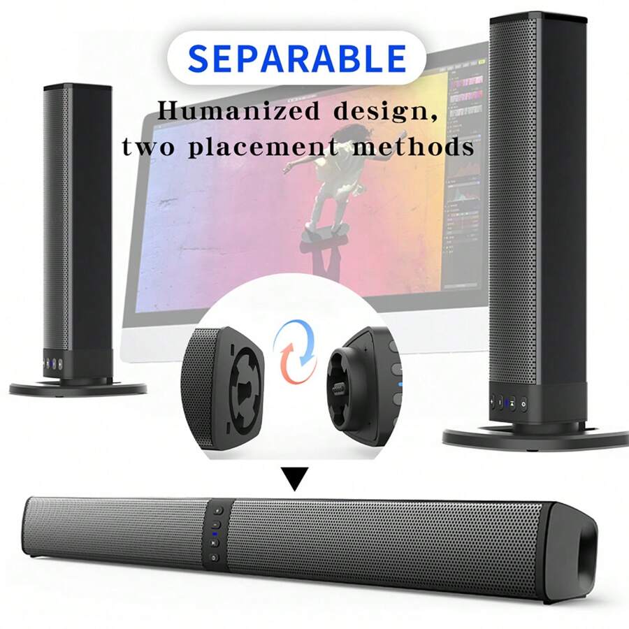 Bluetooth 5.0 Home TV Soundbar - Home Cinema With Wireless Rear Speakers recensie en prijs