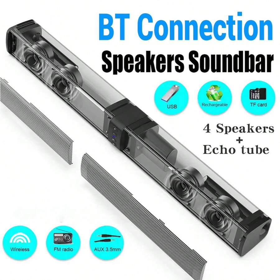 Bluetooth 5.0 Home TV Soundbar - Home Cinema With Wireless Rear Speakers recensie en prijs