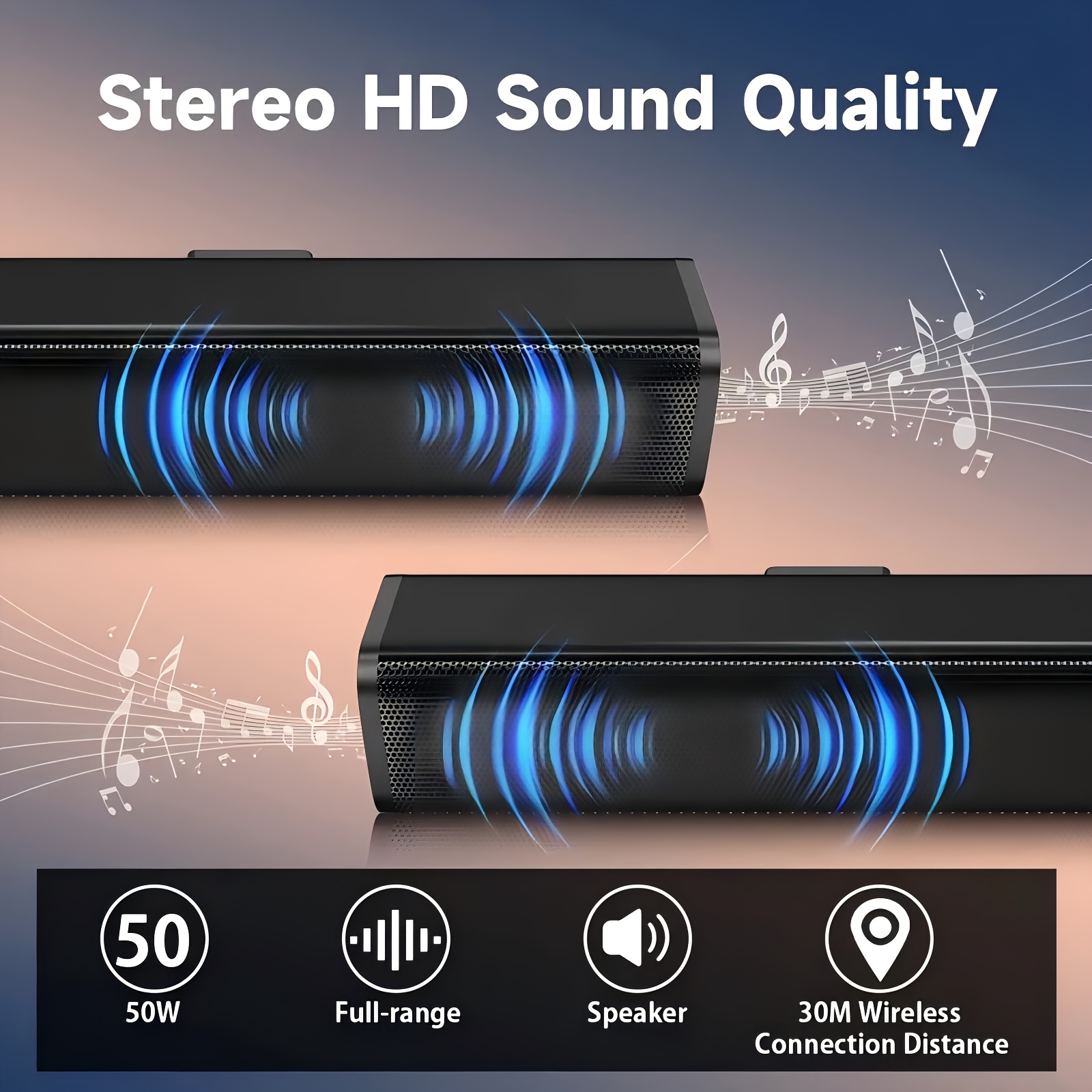 Soundbar Cinema Soundbar Hifi  - Home Cinema With Wireless Rear Speakers recensie en prijs