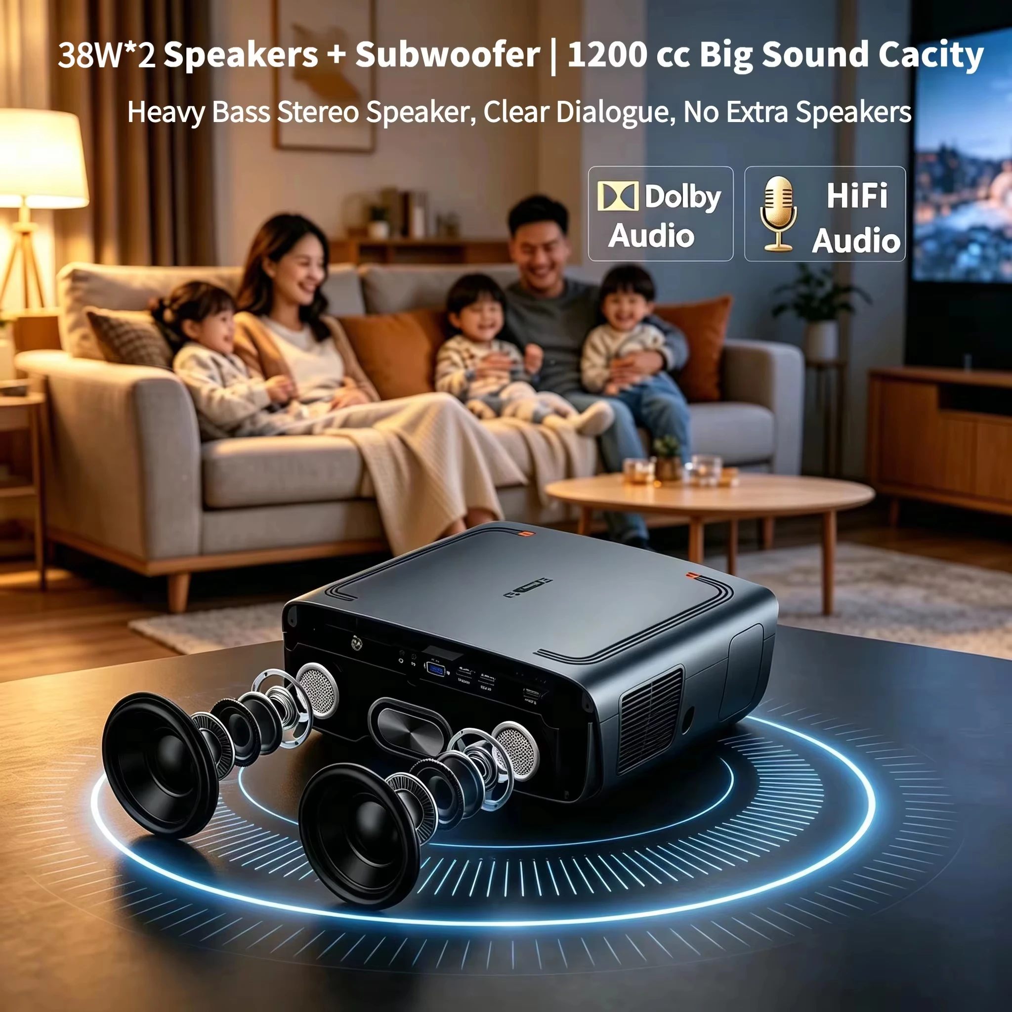 S7 4200ANSI Native 1080P 4K UH - Home Cinema With Wireless Rear Speakers recensie en prijs