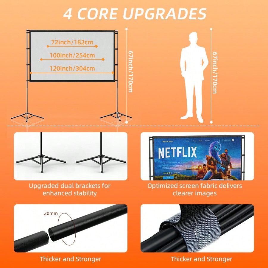XBJ 100 inch 4K Ultra HD proje - Home Cinema Projector 4K recensie en prijs