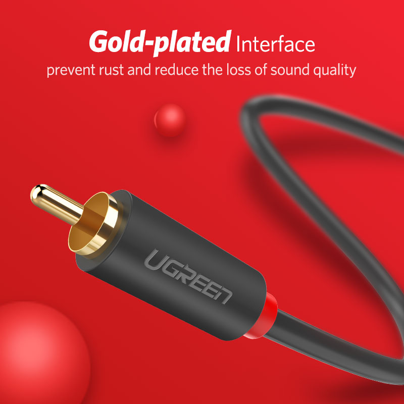 Ugreen 2RCA Om 2 Rca Male Naar - Genius Home Cinema recensie en prijs
