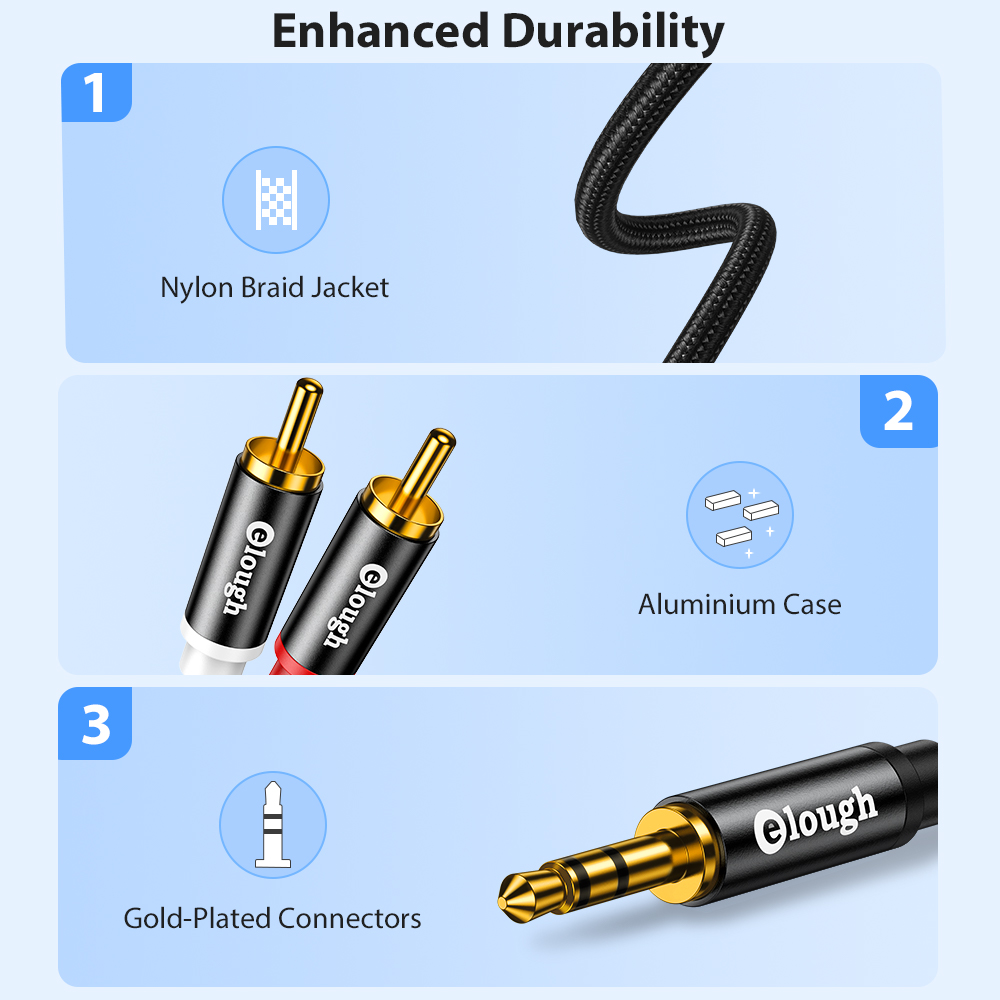 Elough Rca Kabel Aux Rca Luids - Genius Home Cinema recensie en prijs