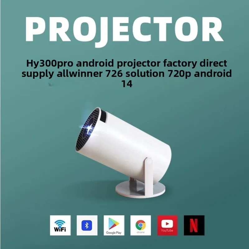 HY300Pro Draagbare 4K HD Proje - Home Cinema Projector 4K recensie en prijs