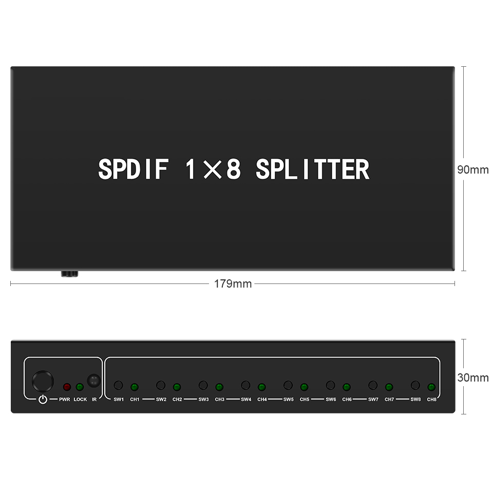 Optische Audio Splitter,1 In 8 - Genius Home Cinema recensie en prijs
